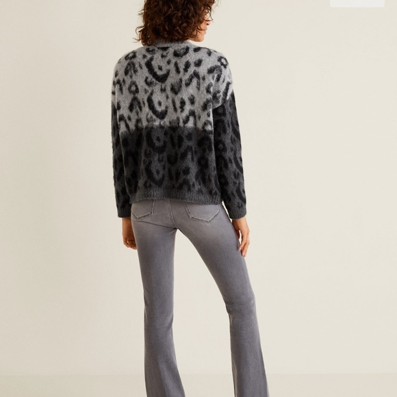 Mango Leopard Texture sweater - Picture 4 of 6